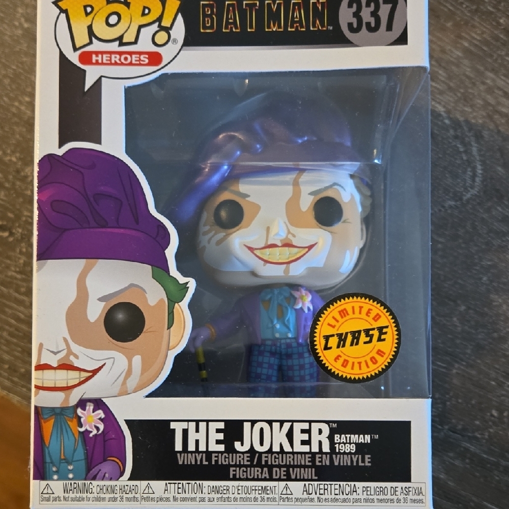 Funko Pop! Heroes The Joker Chase Edition - Purple and White